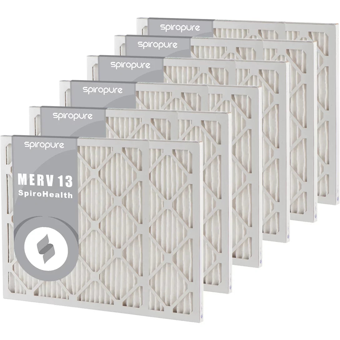 Made Pleated 20x36x1 Pack) (6 - Air Filter in USA 13 MERV Filters SpiroPure