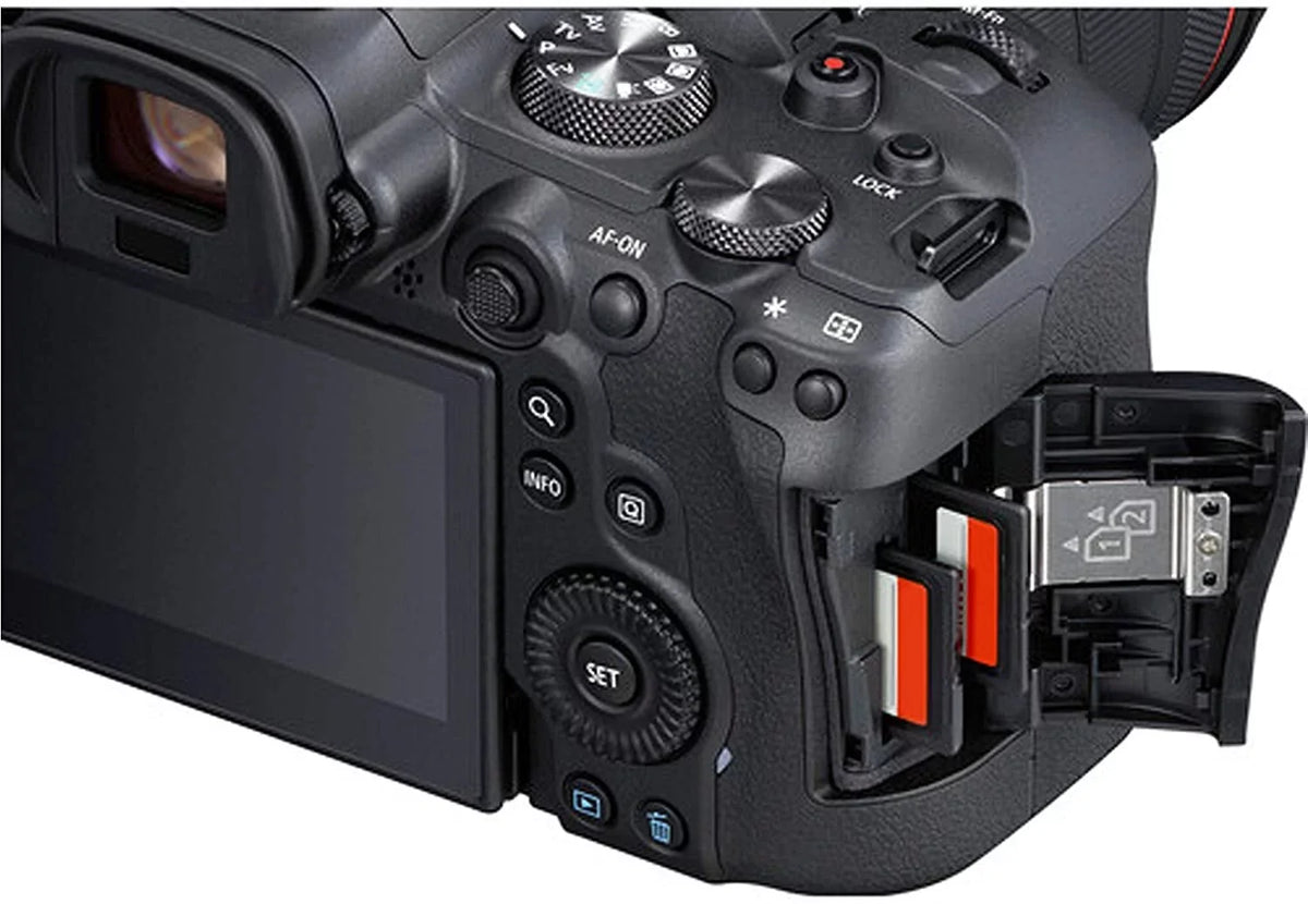 Lens + f/4-7.1 Case RF R6 Digital 50mm + Filters Lens 43pc III Canon Mirrorless STM STM + 24-105mm + Lens Camera 75-300mm F/4-5.6 Bundle f/1.8 128GB Memory Tripod with + + EOS