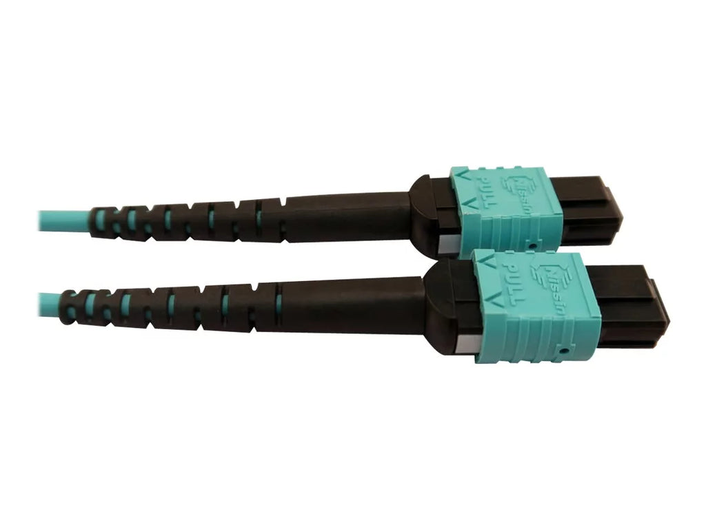 Optic (F) 125 - Tripp Multimode (F) 24F - MTP/MPO/PC OM4 (F/F), MTP/MPO-PC OM4 MTP/MPO-PC (x2) / m 400G - - Aqua, 50 cable Lite 50/125 micron 5 5 MTP/MPO/PC Eaton to m - Plenum Series - 12F fiber multi-mode to Fiber multi-mode Network - Cable, optic