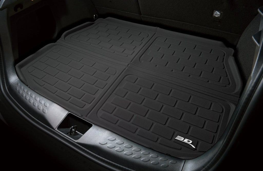 Embossed 2015-2019 GMC Black Tahoe Behind Liner 2nd Cargo 3D Kagu Row M1Ch0621309 Pattern Stowable Yukon Chevrolet Fits Maxpider Fits
