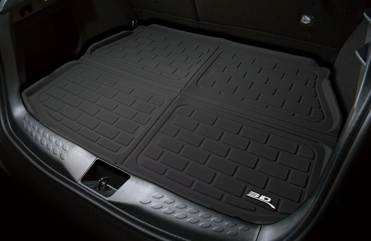 Embossed 2015-2019 GMC Black Tahoe Behind Liner 2nd Cargo 3D Kagu Row M1Ch0621309 Pattern Stowable Yukon Chevrolet Fits Maxpider Fits