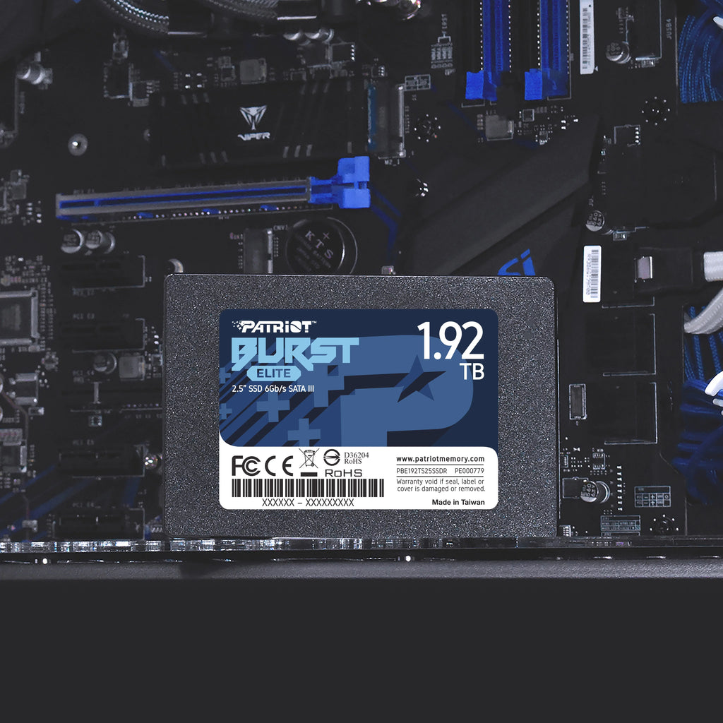 PBE192TS25SSDR 3 Drive Burst - 2.5" - Elite SSD Internal 1.92TB Solid Patriot SATA State -