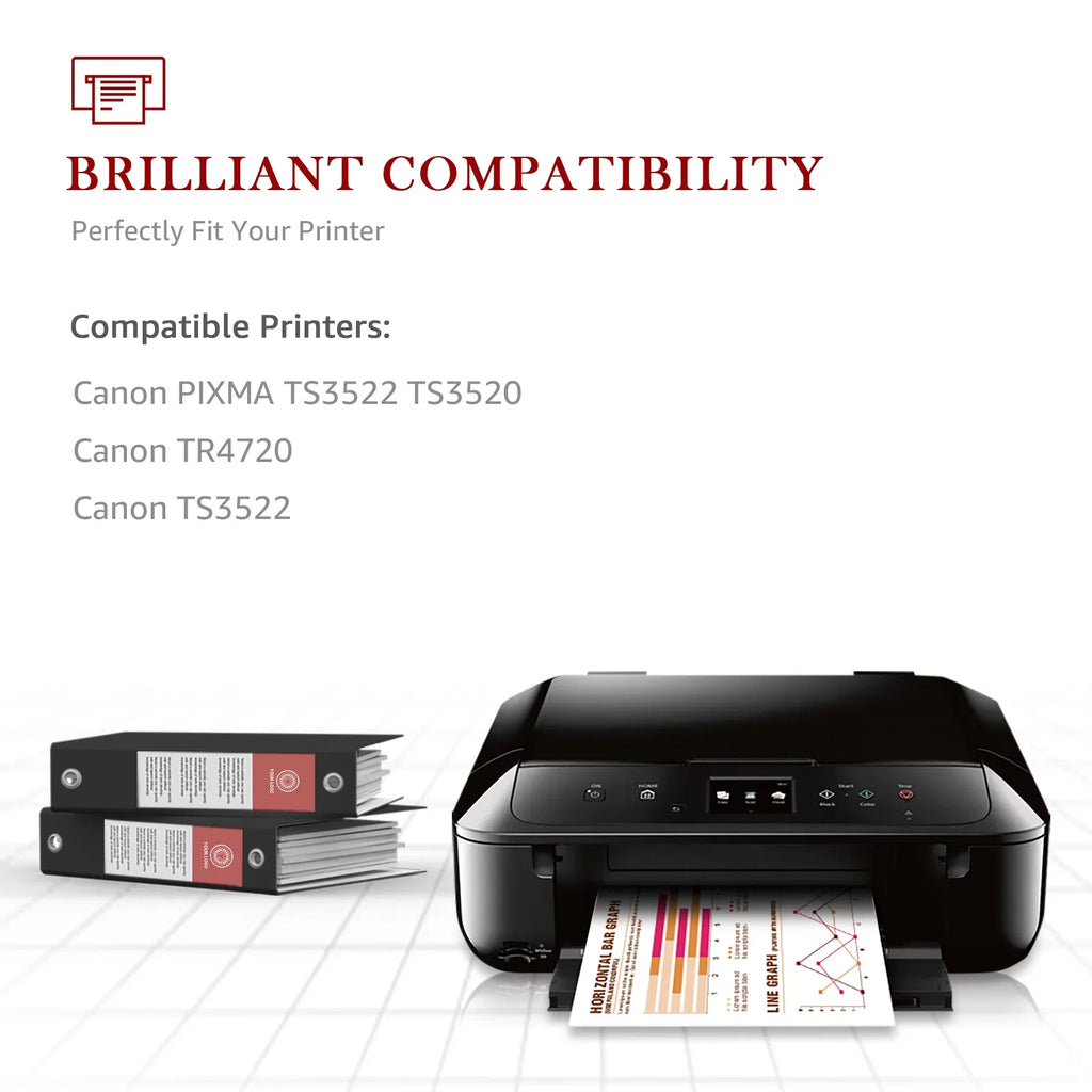 for TR4722 Cartridges PG-275XL 1 Canon Capacity TR4720 275 TS3522 TR4700 Printer for Cartridges High (2 Ink 276 TS3500 275 276XL 275XL Black, Pixma 276 TS3520 CL-276XL Ink and Ink Color)