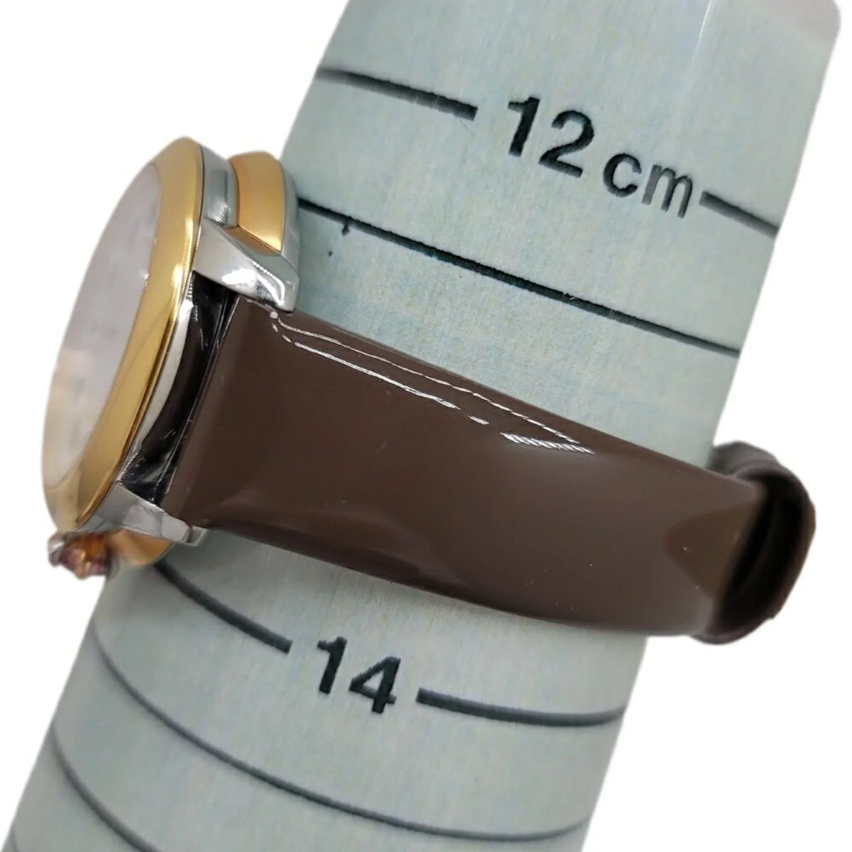 Colors Quartz Spinel Enamel 3 FENDI Eye Women's Topaz Shell Pre-Owned Brown Watch New) Black SS Fendi Fashionable Clock Shine Belt (Like