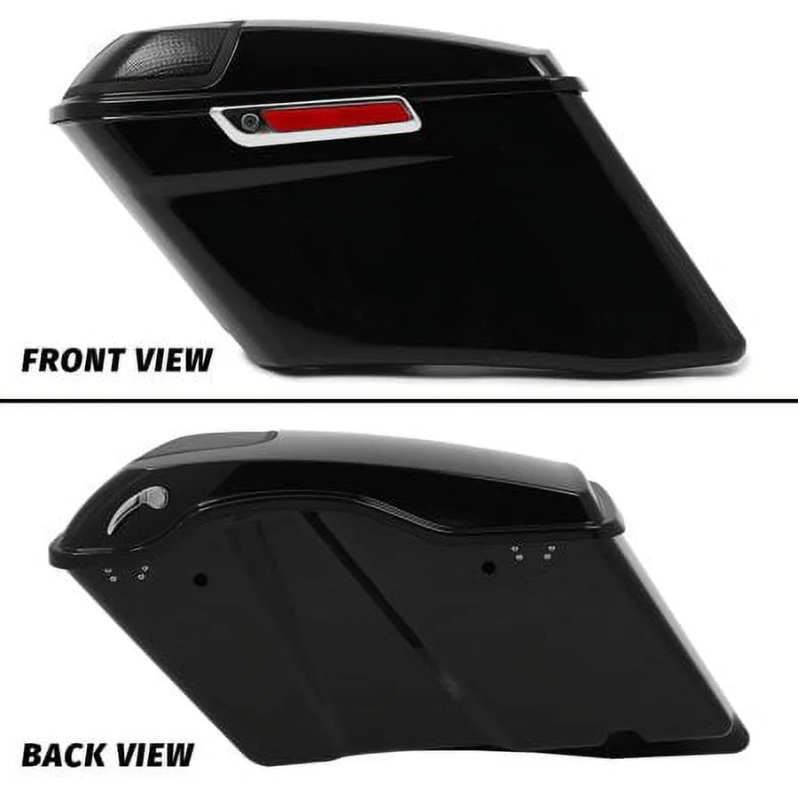 Grills 15 with 19 18 22 23 Audio Hard CVO 5" Glide Saddlebags Cover Harley Touring 21 14 for 16 17 20 w/Speaker Kojem