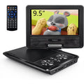 Swivel Hours Kids Battery Portable Built-in 9.5" Yoton Screen, Player 4-6 and for DVD Car, 7.5" with HD