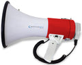 Police Outdoor Detachable Bullhorn Professional leading w/ Siren, - Speaker PA Megaphone Technical Red Pro Detachable And Microphone, Portable Voice Cheer Strap for Lightweight 75-Watt
