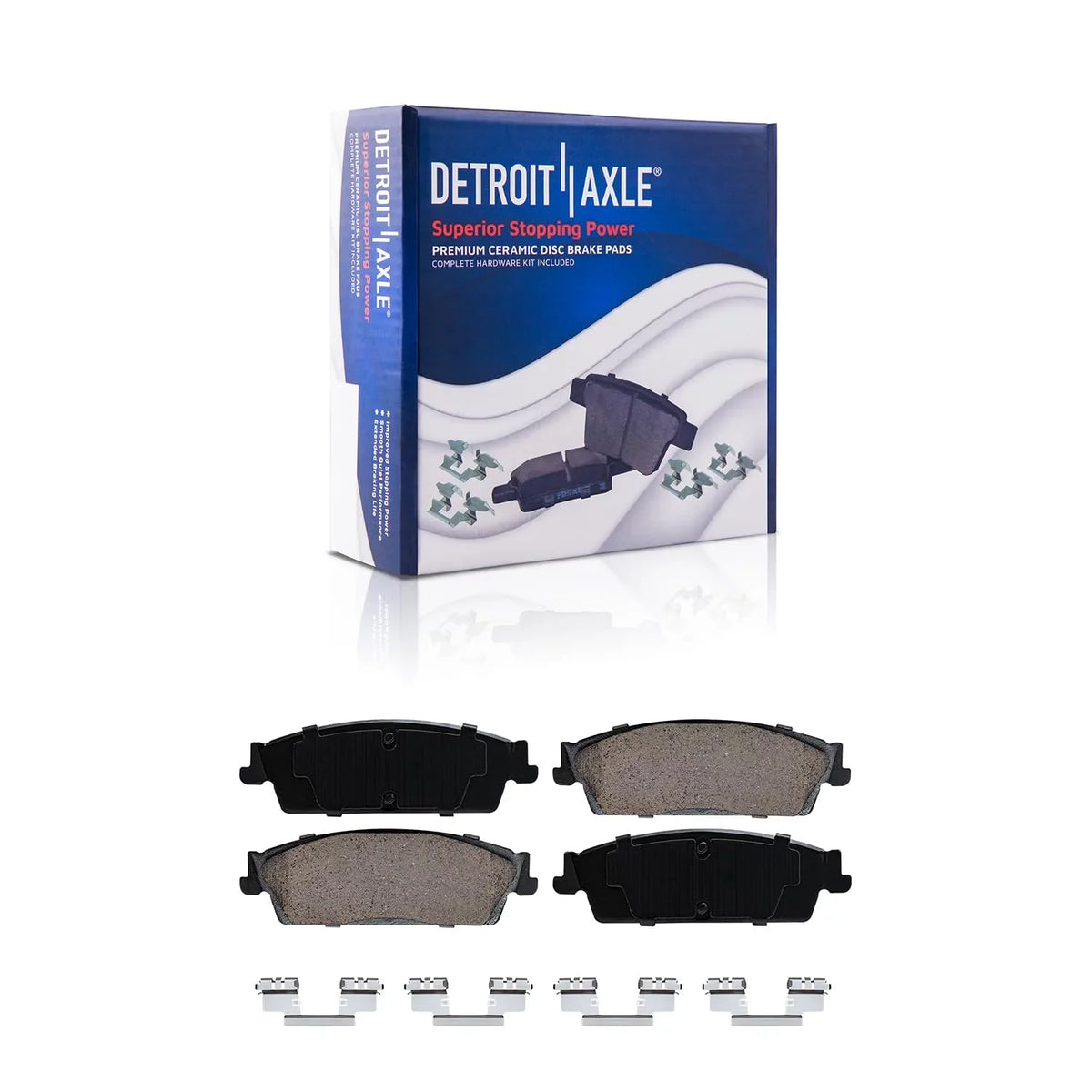 ESV Rotors - & Slotted Drilled Detroit Front XL 1500 Sierra Silverado Avalanche Kit Tahoe Ceramic Axle Rear GMC Brakes Brake EXT Chevy Pads Escalade for Brake and Yukon Suburban Cadillac