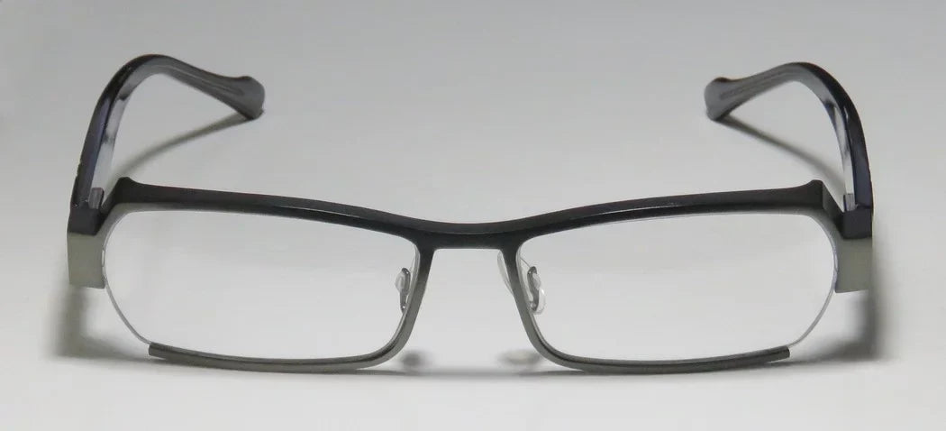 FLEXIBLE SAGE / TRANSPARENT LEGACY FRAME LARY'S 55-16-0 NEW MENS HINGES FULL-RIM ULTIMATE COMFORT LENSES HARRY DEMO EYEGLASSES/SPECTACLES SPECIAL GRAY DESIGNER
