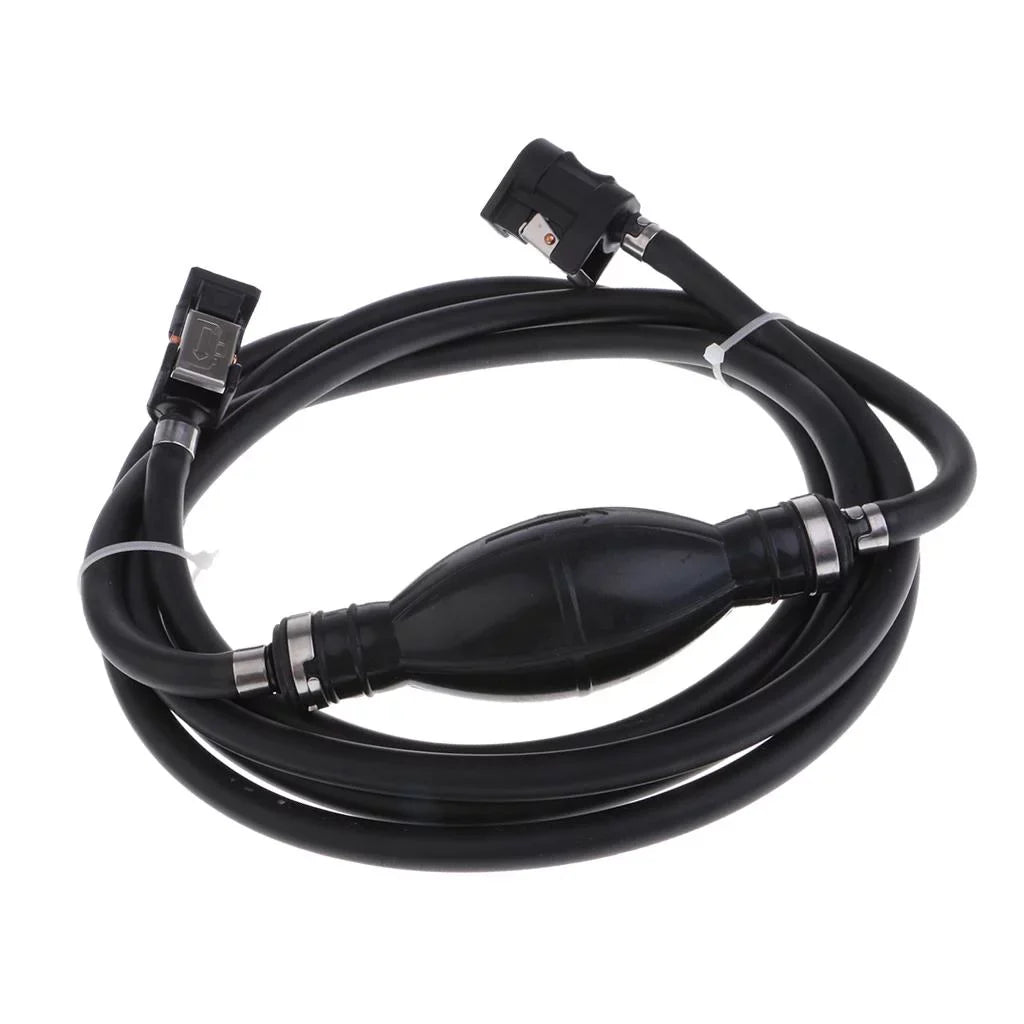 Boat Black, with Line Bulb Outboard Fuel - 6.5x11mm Primer Motor Hose Motors Connector And