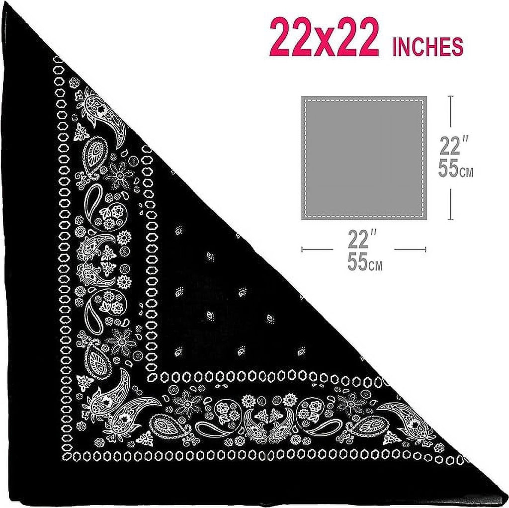 Women 100% for Bandanas Bandana Cotton Men and BASICO
