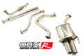 2.0L 05 11 Stainless to Exhaust By 9-3 For OBX-RS Saab Fitment Catback