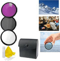 '+ A6000 Kit Filter Sony Kit Cleaning 3-Piece Multiple Appropriate 3pc Coated Alpha 55mm