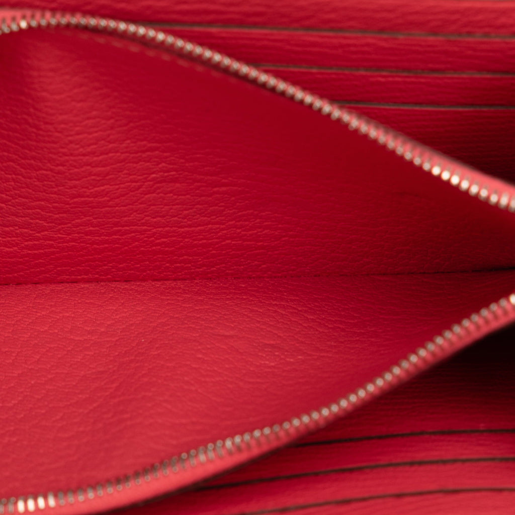 Authenticated Pre-Owned (Good) Wallet Leather Hermès Kelly Classic Wallets Pink Long Unisex Chevre Calf