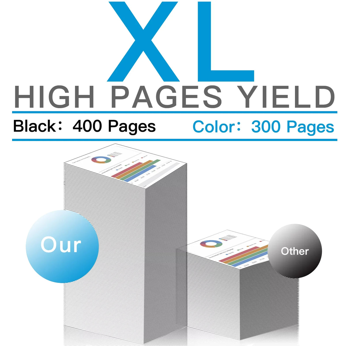 XL 275XL Color 276 Black Ink Cartridge XL 275 XL and Canon Replacement for CL-276 PG 275 276