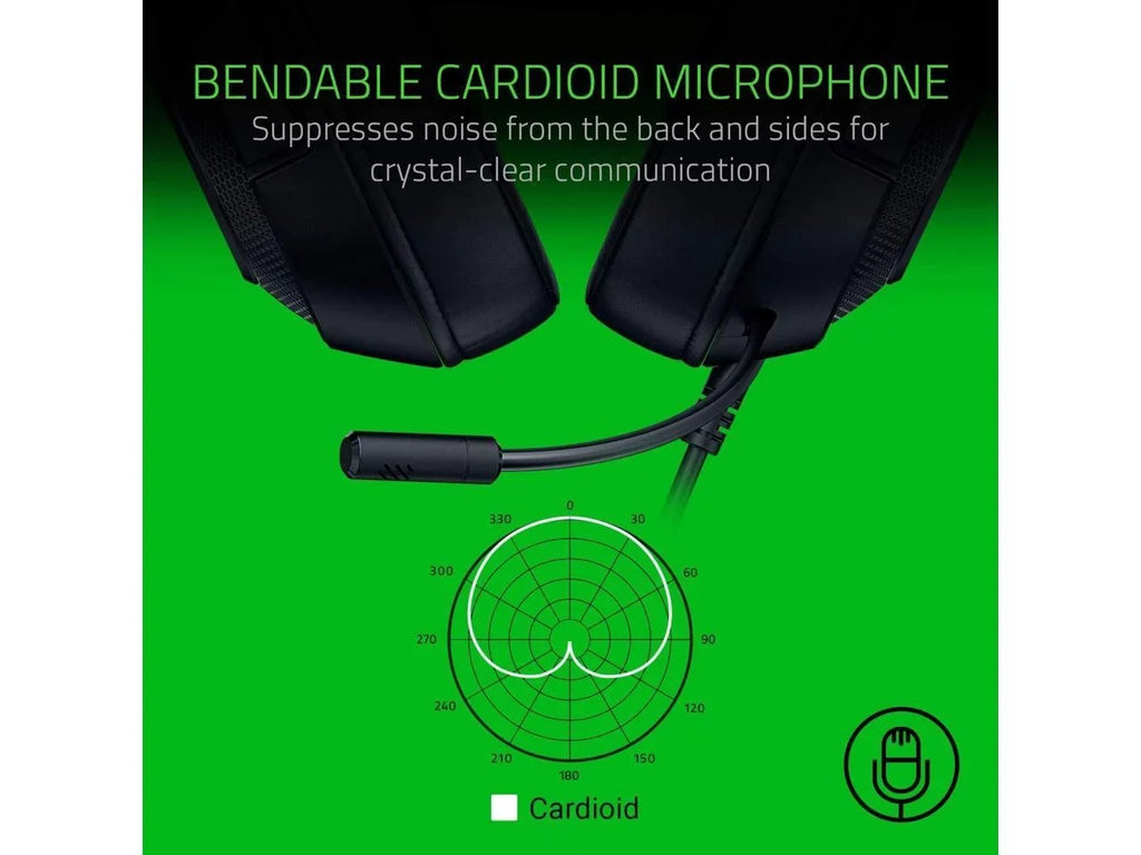 Headset: PS4, Microphone Gaming Lightweight Bendable Frame Sound Razer X Kraken Lite Classic 7.1 Black Surround Nintendo - PC, Capable Xbox, for Switch Cardioid Ultralight