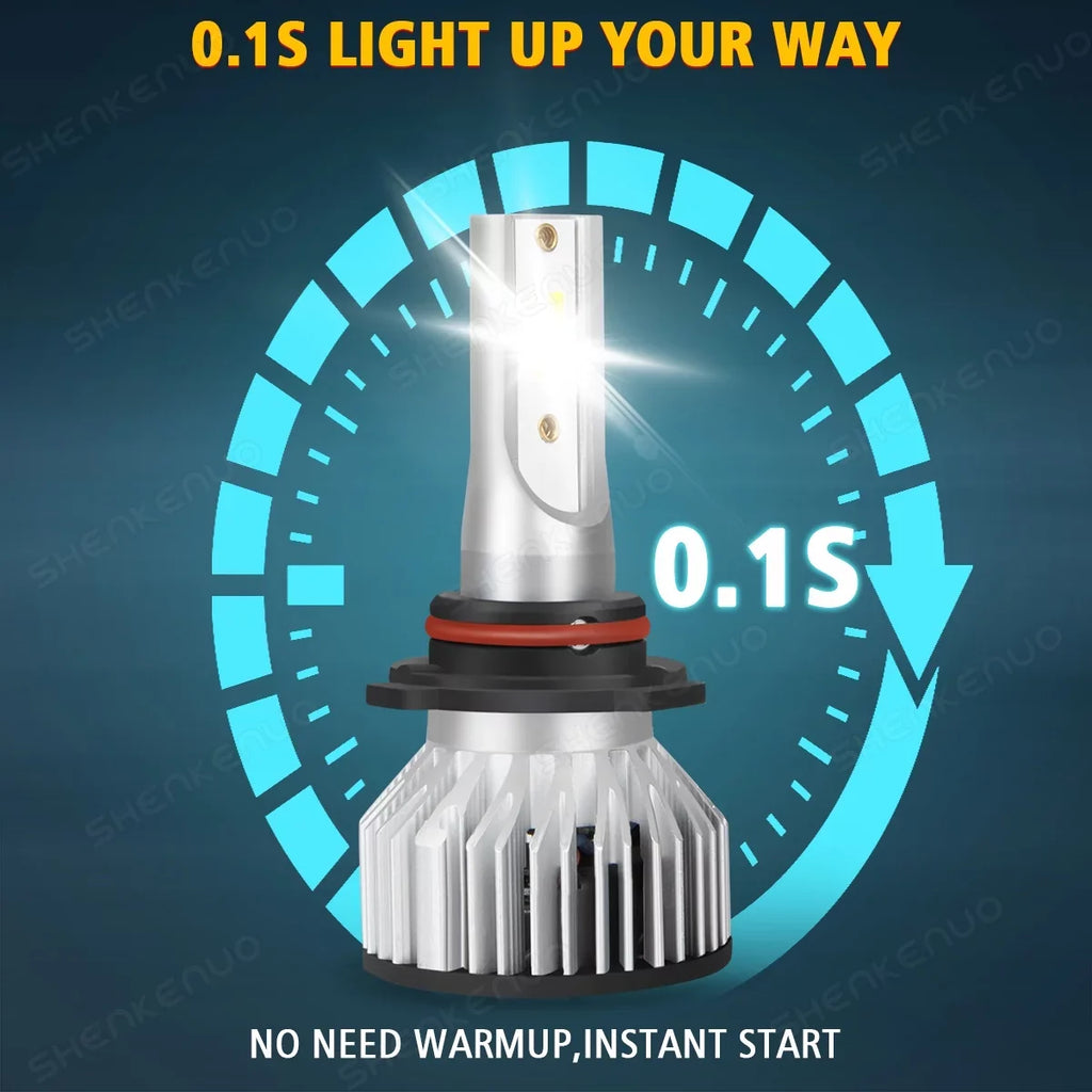 Low Front For Bulbs 1500 Ram Beam LED Headlight White High 2019-2022 9005+H11