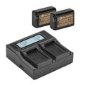 Kit Charger 2 Battery NP-FW50 and Dual Smart Pack