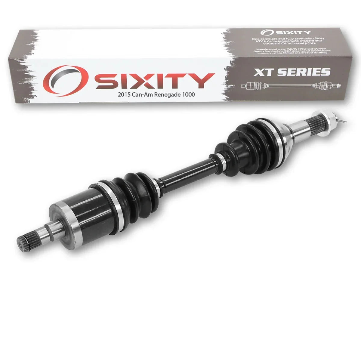'- with 1000 Sixity EFI Renegade Front XT Axle 4X4 2015 compatible Can-Am Left