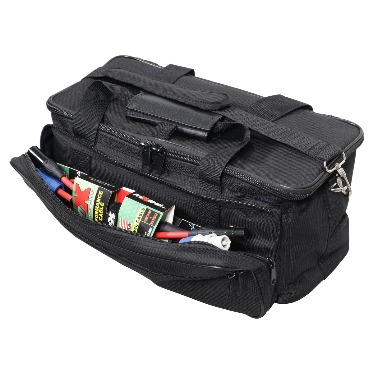 MANO Bag with DJ Audio Dividers Cables ProX for Carry XB-P12 Utility Organizer