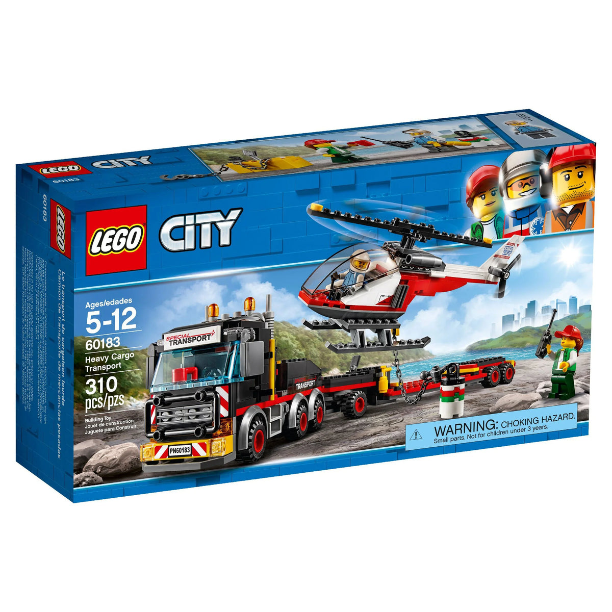 City Toy Truck Kit Cargo Building Transport Lego 60183 Heavy