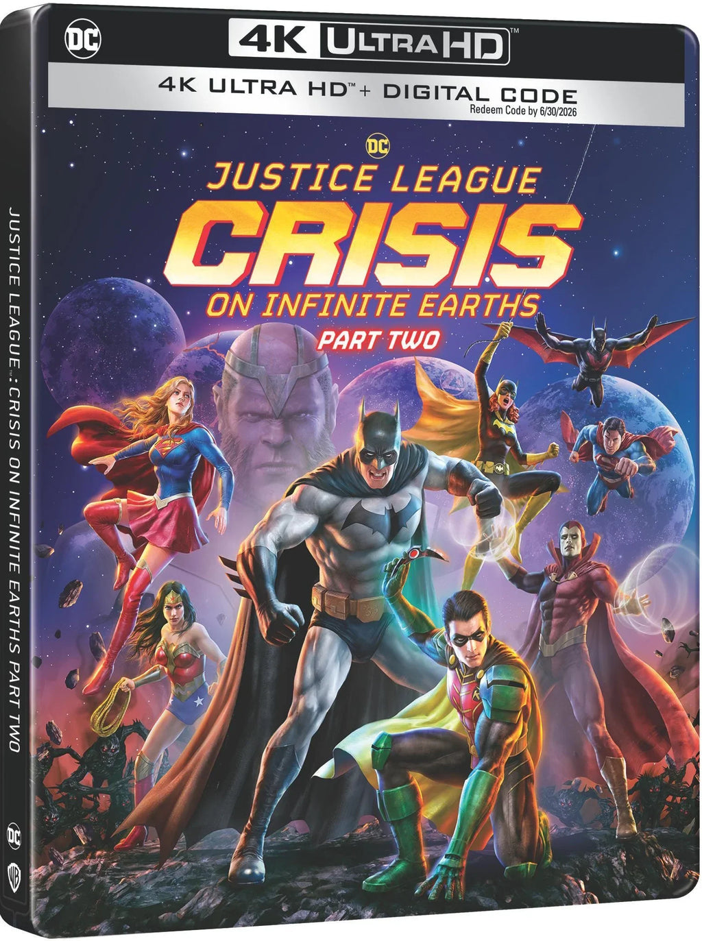 on League: Earths Infinite Edition Digital Part (4K + HD Two Copy) Ultra (Limited Crisis Steelbook) Justice