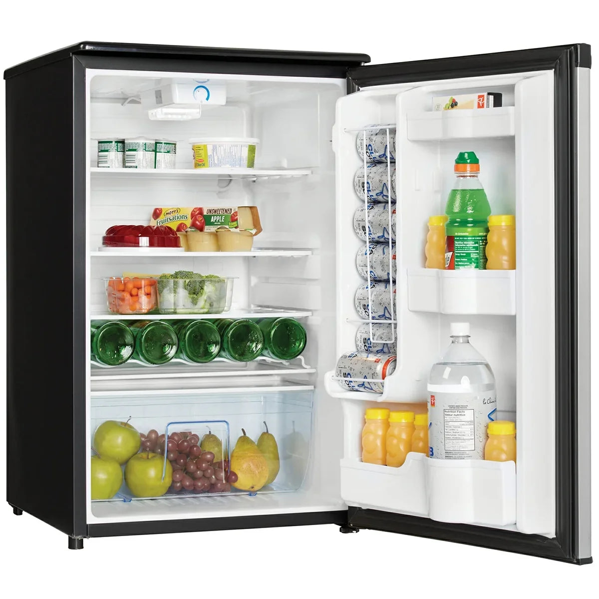 4.4 Danby Cf Refrigerator Auto All Defrost Shelves DAR044A4BSLDD Glass Cantilever Estar