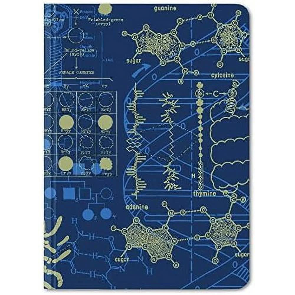 100% (Mini Notebook. Dot Hardcover, Grid Pages, DNA & Recycled) Genetics
