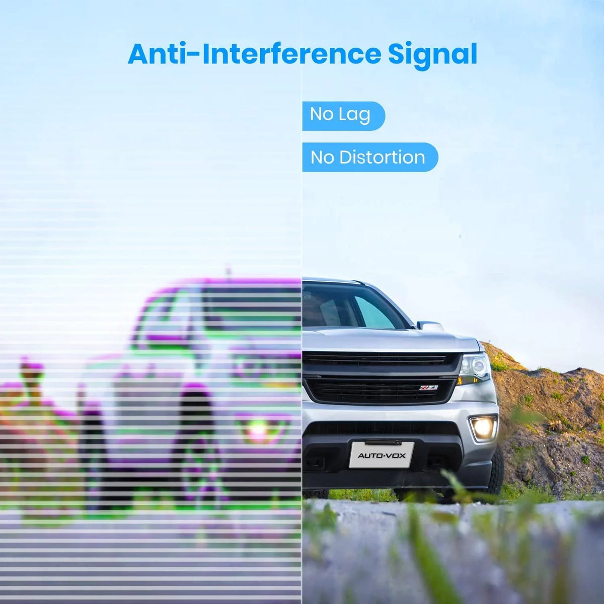 Mini Rear/Front Vision 3Mins View Camera AUTO-VOX with Car, DIY Night Back Trucks, Wireless for Super TW1 Camera Up 5'' Backup Monitor for Size Systems Installation,