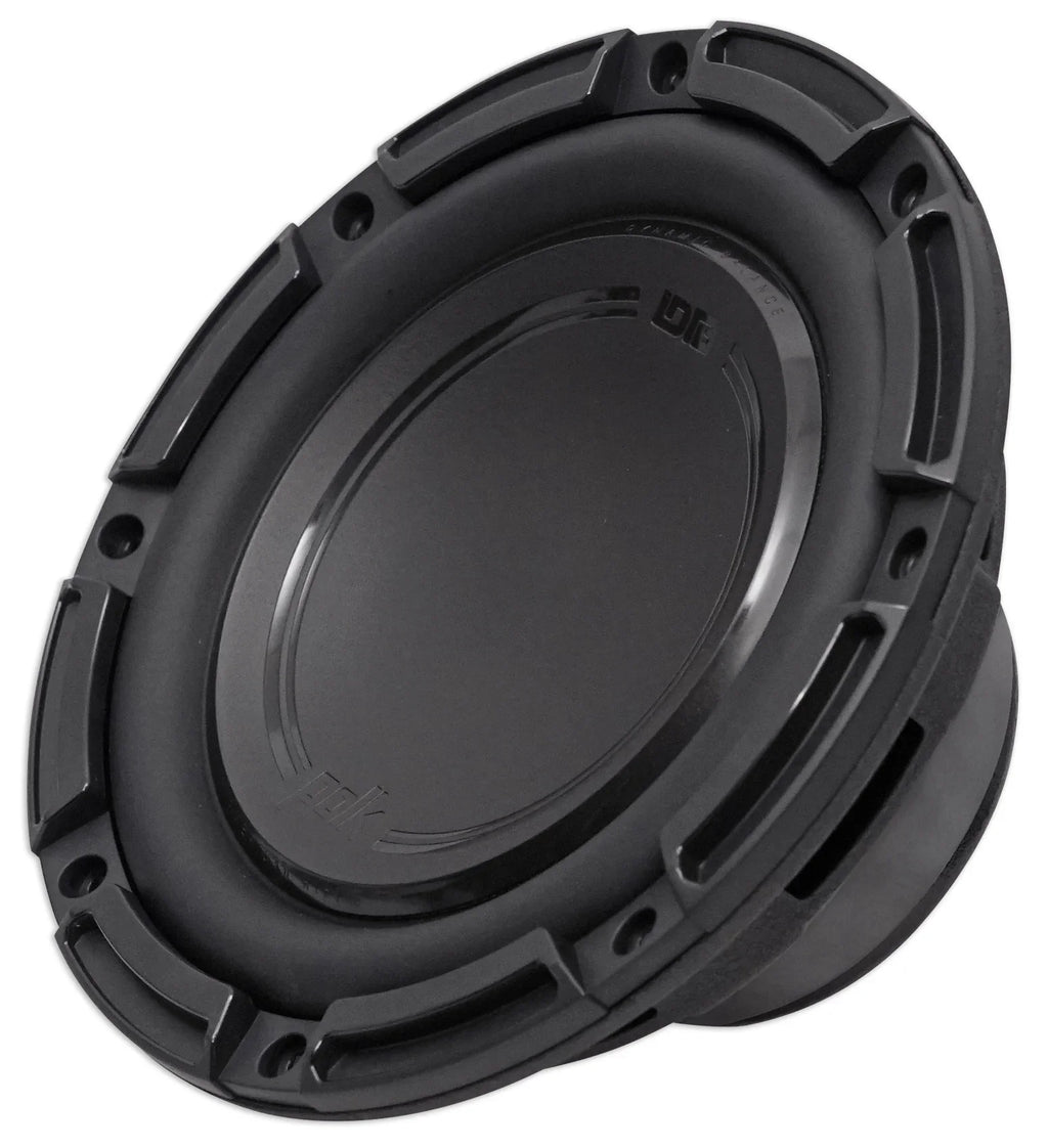 DB842DVC (2) Polk Subwoofer Dual 8” 1500 Car Audio Audio Sub+Rockmat 4-Ohm Watt