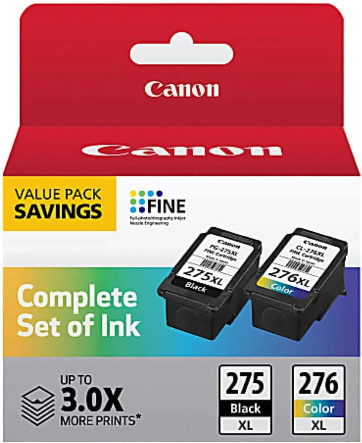 to and / TS3520, Printers XL TS3522 Printer Compatible for Multicolor Ink PIXMA XL Canon PG-275 CL-276 TR4720