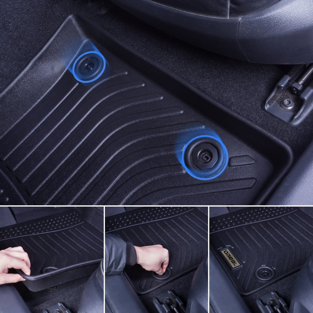 Mats 2022 Duty Heavy Replacement Rear Protection Fit Durable Liners Black Car Carpet Custom Genesis Front GV70 2023 Odorless Floor All Weather for