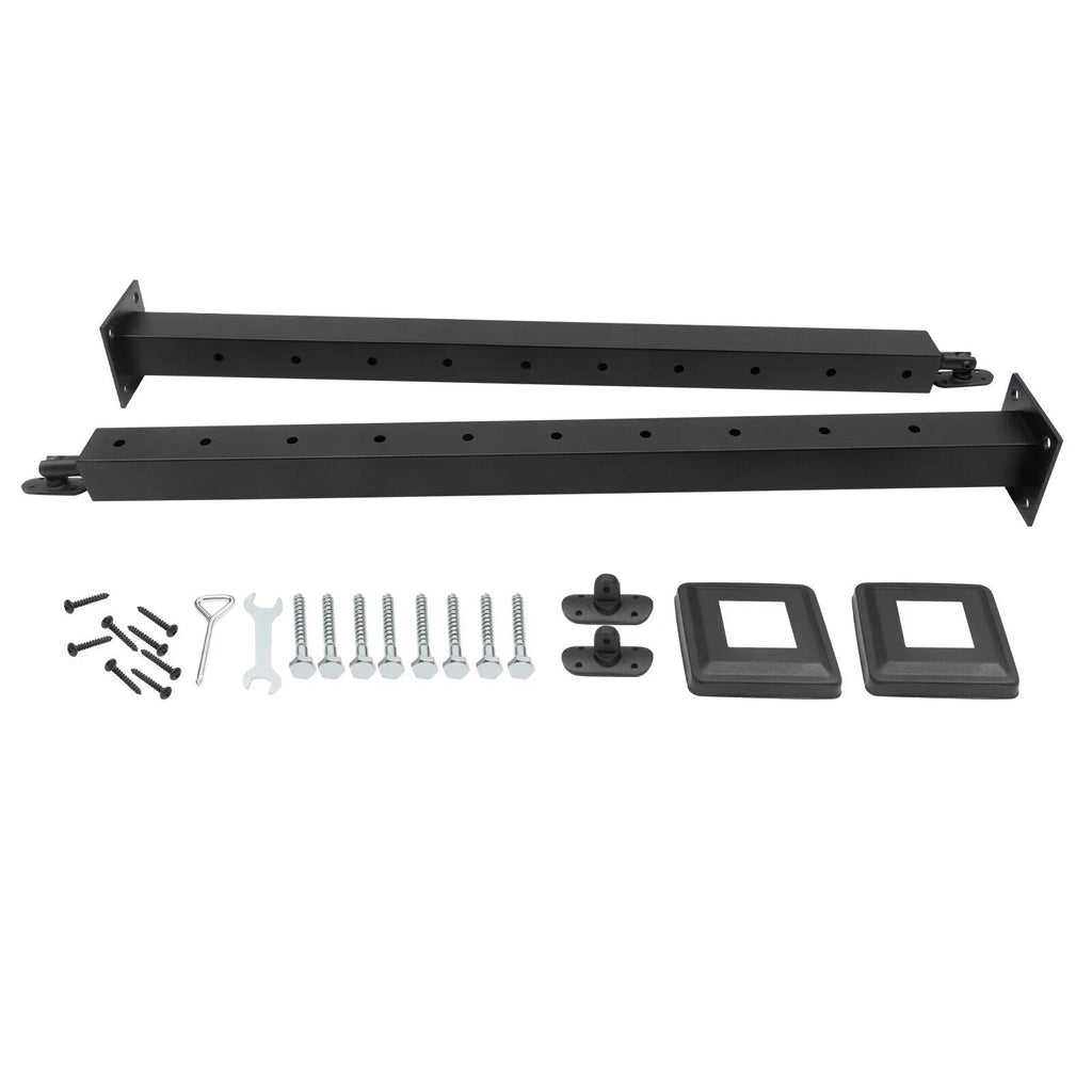 Cable Concrete Level Post Sides Deck Pre-Drilled Railing Two for Wood Steel Fence Level Stainless Square System Railing 36''x2''x2'' Post Cable