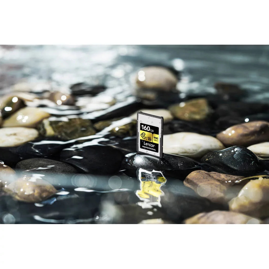 Reader Card, Memory A/SD Lexar (2-Pack) R900/W800 Gold Pro Lexar 3.2 Gen CFexpress 160GB A Type with Professional Bundle USB CFexpress Type 2x2