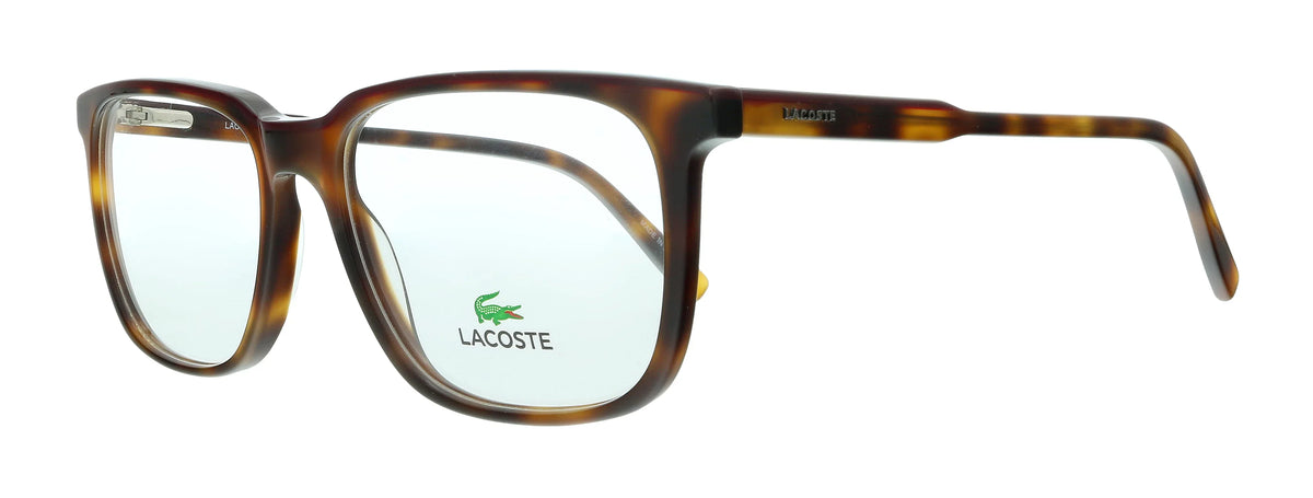 for Lacoste Rectangle Modified mens Eyeglasses L2861 Havana/Burgundy 219