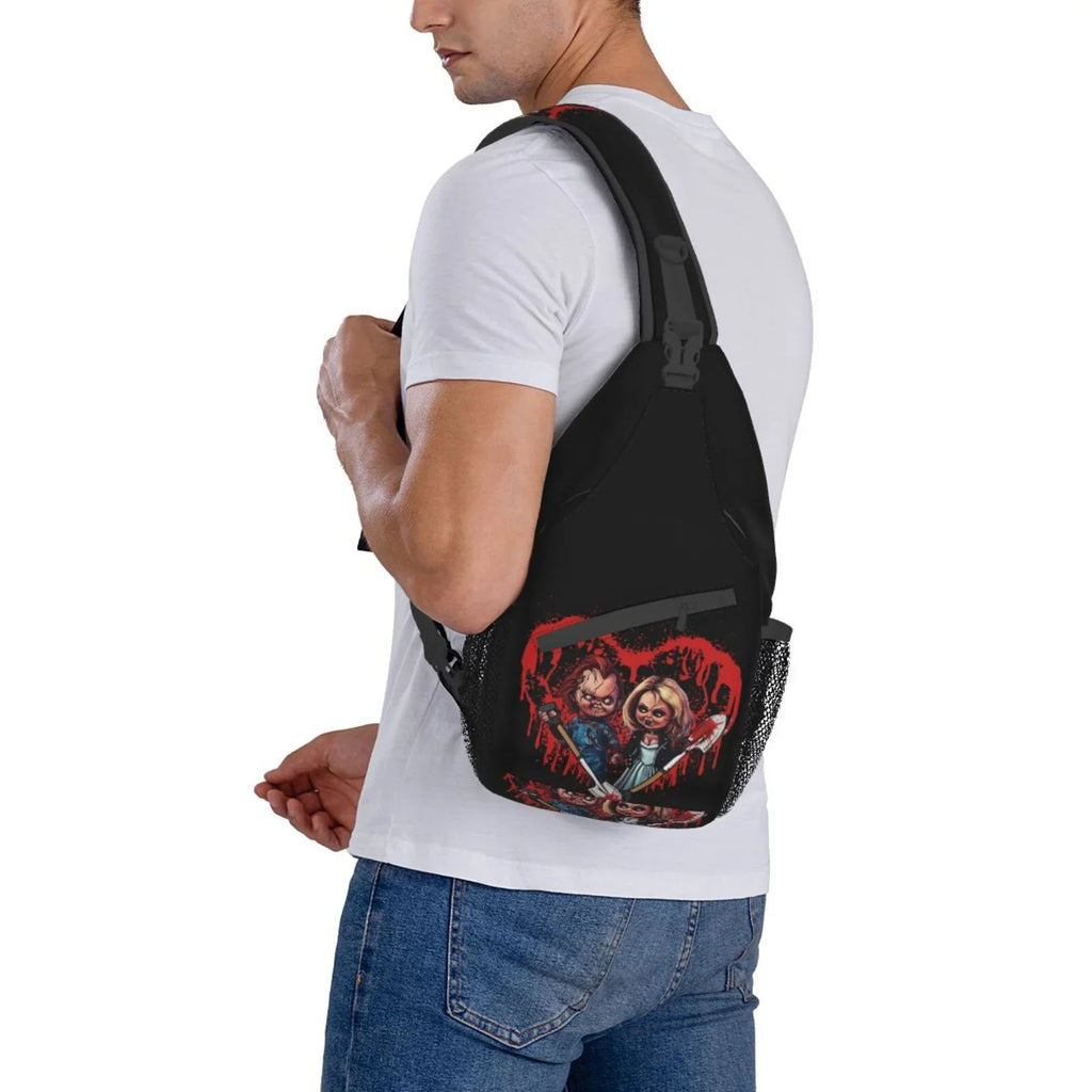 Bags Hiking Unisex Of Travel Crossbody Chucky Men Gifts Bag Backpack Shoulder Sling Women Play Bride For Daypack Chest