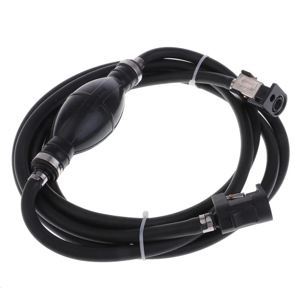 Boat Black, with Line Bulb Outboard Fuel - 6.5x11mm Primer Motor Hose Motors Connector And