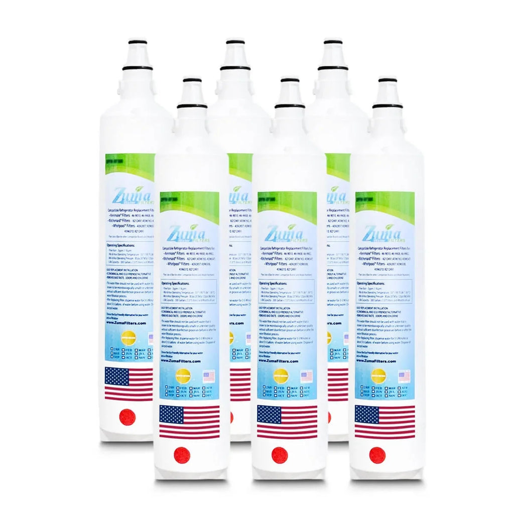 Pack Model ZUMA Subzero® Compatible , IC18FIRH with , 6 Brand , U.S.A. ZWFZ1-RF750 Water in # - Filters Made -
