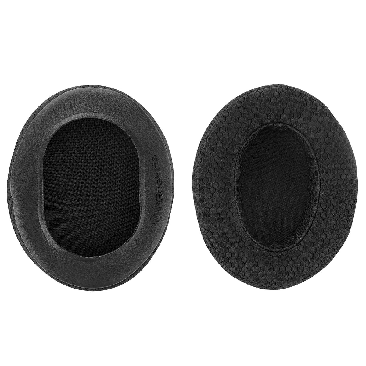 Mesh Repair Cups Headphones Thick Ear Earpads, Corsair Ear HS40, Geekria Pads Comfort Extra (Black) Ear for HS35, HS45 Fabric Cushions, Replacement Headset Parts