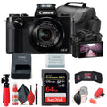 X (International PowerShot Bag, Wallet, Memory Canon Flex (0510C001), 64GB Deluxe Card, Hand Soft Cleaning Kit Reader, G5 Digital Strap, Tripod, Camera Model) Card