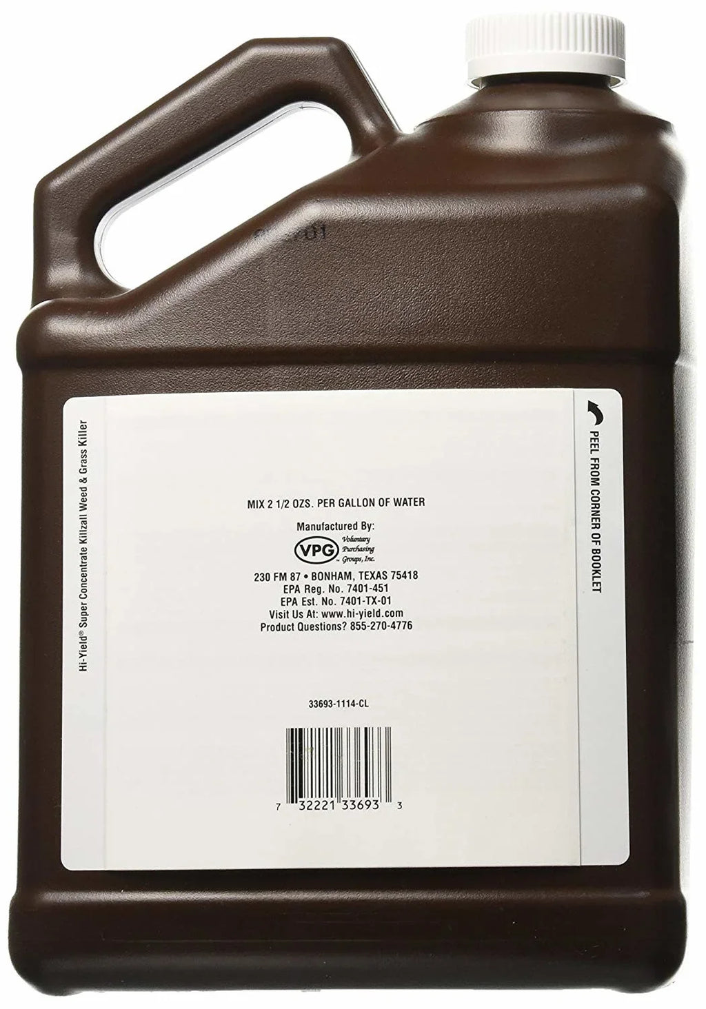 Killzall Group Killer, & Weed Voluntary Purchasing 1-Gal Grass Hi-Yield 33693