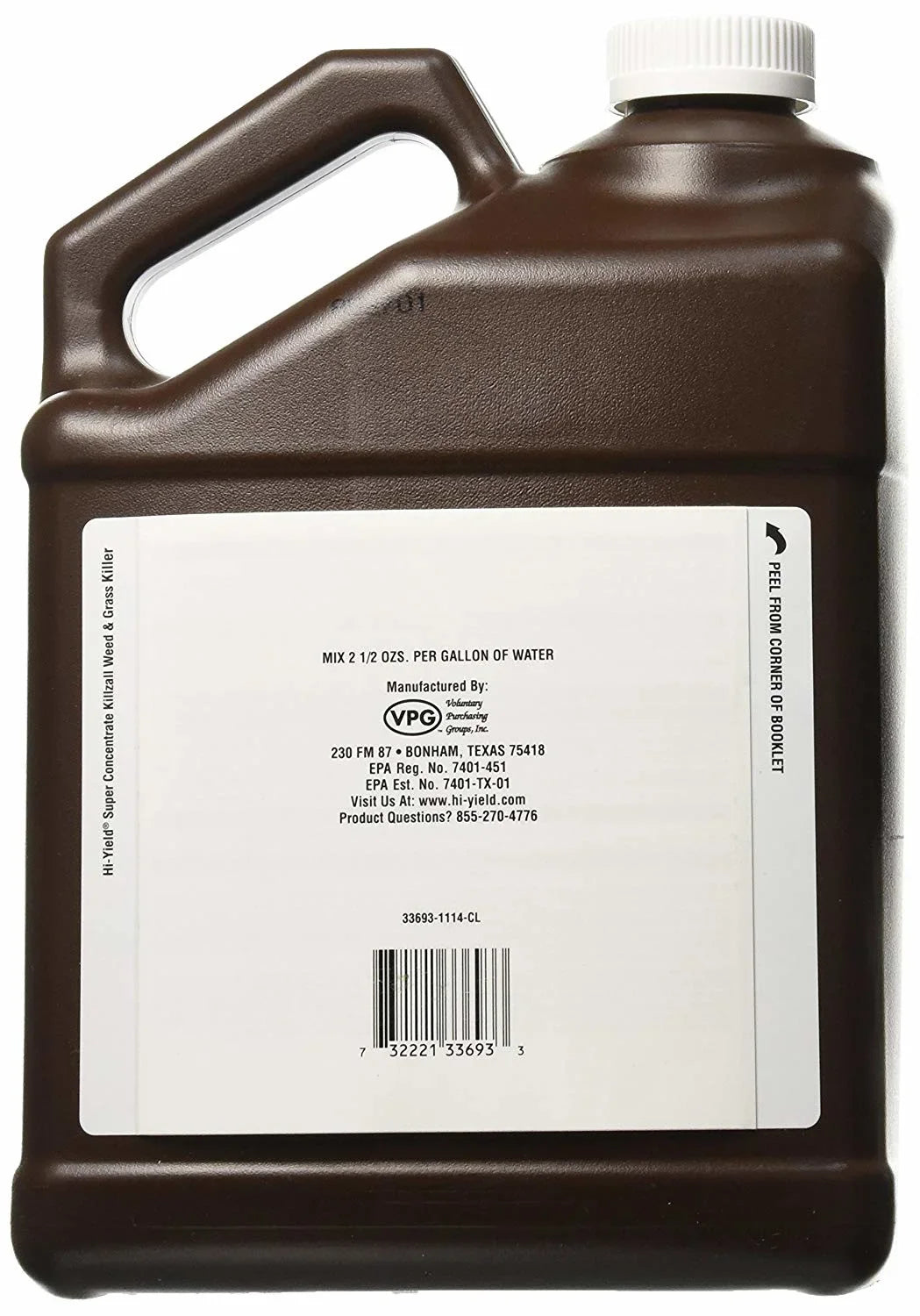 Killzall Group Killer, & Weed Voluntary Purchasing 1-Gal Grass Hi-Yield 33693