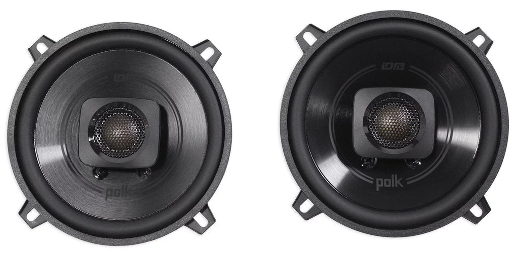 Polk Rockville with Audio RPB1 Speakers Bundle 600w Audio Car (2) Watt 5.25" Marine/ATV/Motorcycle/Boat (2) 10 DB522