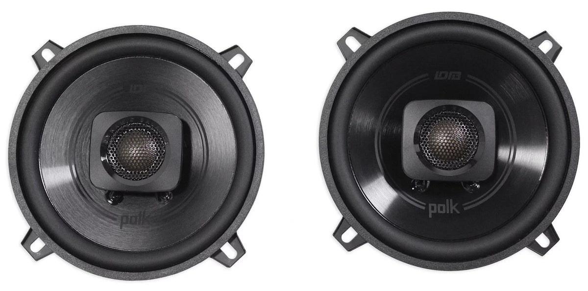 Polk Rockville with Audio RPB1 Speakers Bundle 600w Audio Car (2) Watt 5.25" Marine/ATV/Motorcycle/Boat (2) 10 DB522