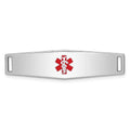 Bracelet 925 for Auriga Silver Women(L- for inch Plate Medical 9mm) W- 37inch, Sterling Id