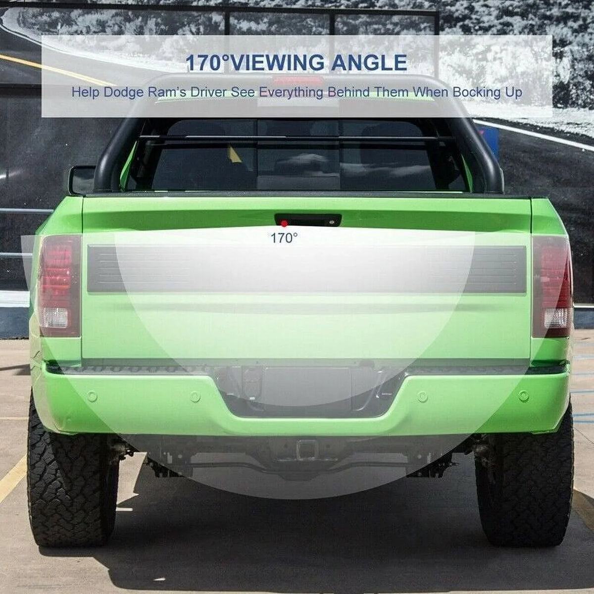 Ram Backup – (09-17) 2500 & Tailgate for (10-19) 1500 Upgrade Designed Handle Camera a Your 3500 Dodge with