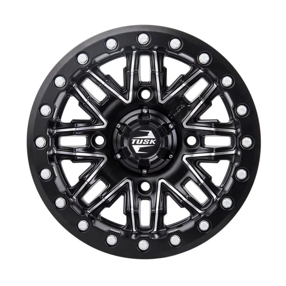 Limited + 4.0 2021-2022 Beadlock 14x7 Nebo 4/137 Can-Am 3.0 Tusk Machined/Black Wheel Defender For Pro HD10