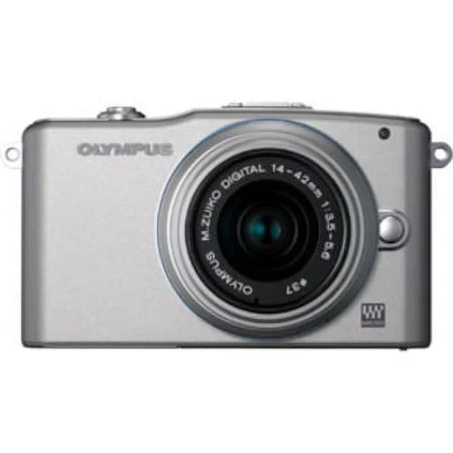 0.55", Olympus E-PM1 1.65", Lens, PEN Mirrorless Silver Megapixel 12.3 with Camera