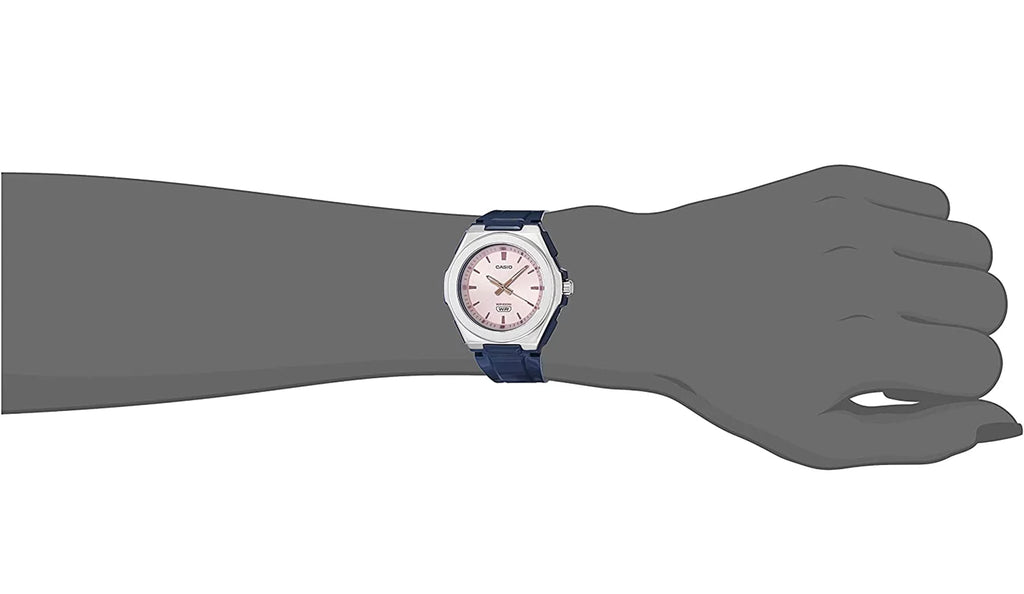 Casio Female Pink LWA300H-2EV 100m Dial Resin Analog Watch Adult's Quartz Blue