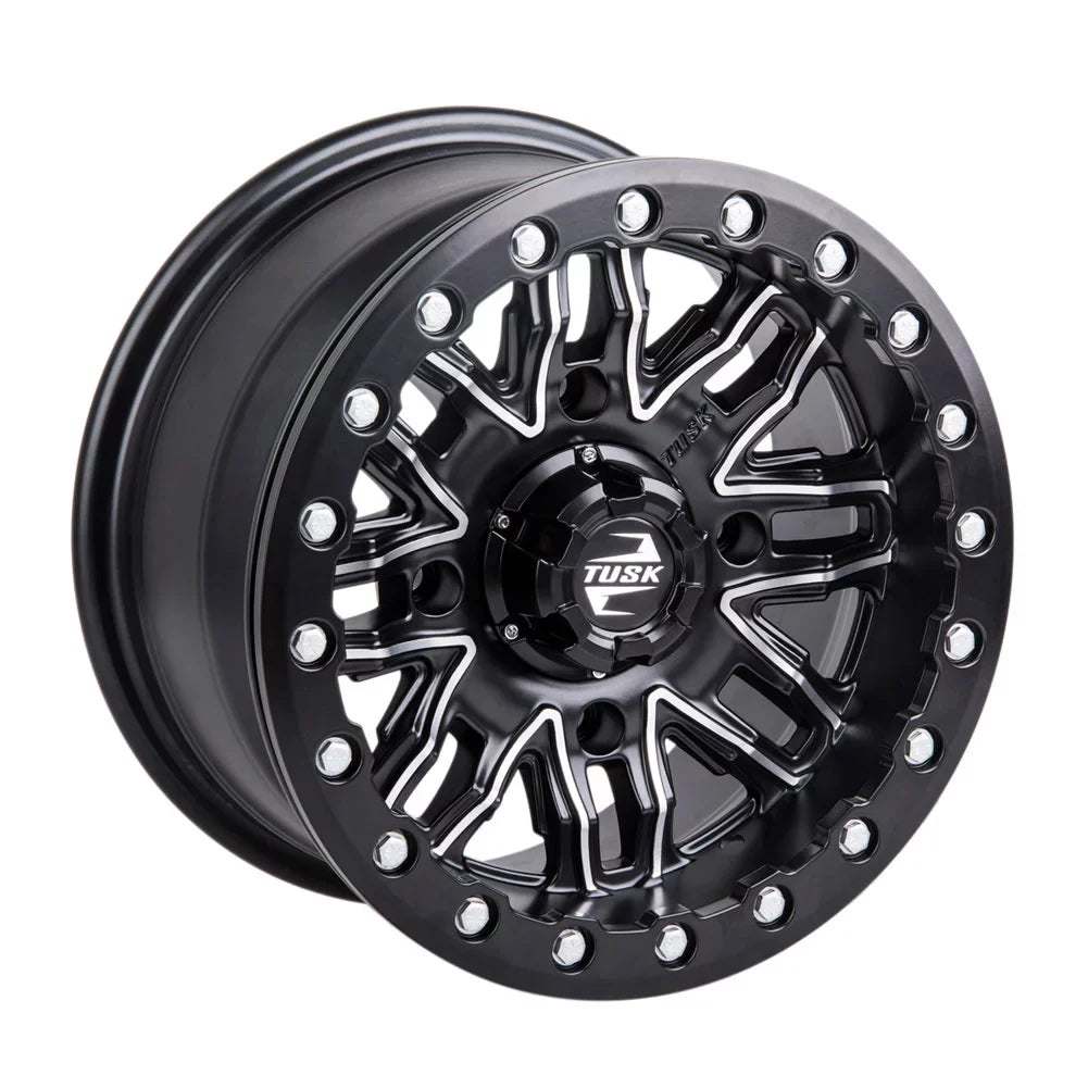 Limited + 4.0 2021-2022 Beadlock 14x7 Nebo 4/137 Can-Am 3.0 Tusk Machined/Black Wheel Defender For Pro HD10